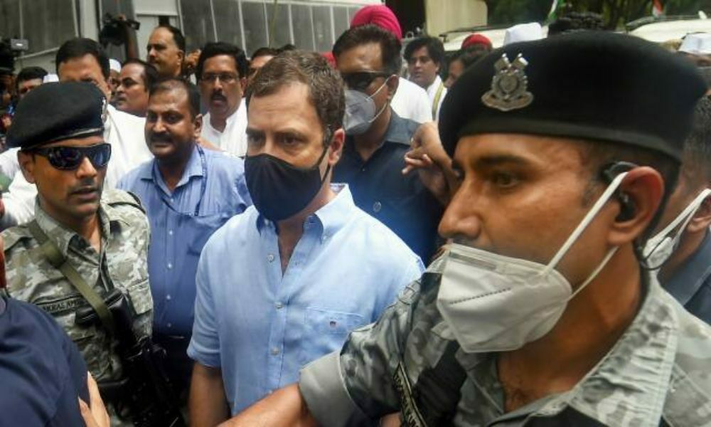दोबारा फिर ईडी दफ्तर पहुंचे राहुल गांधी, पहले 3 घंटे तक चली थी पूछताछ, भूपेश बघेल सहित कई नेता हिरासत में