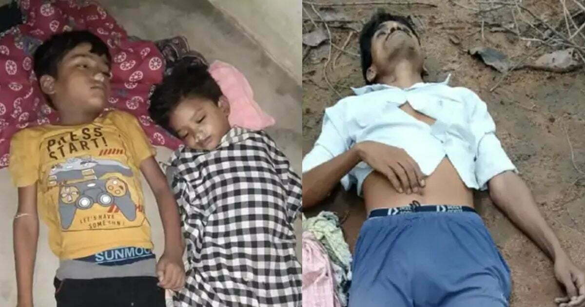 2 बच्चों की हत्या के बाद किसान पिता ने की खुदकुशी, 3 मौत से पसरा मातम
