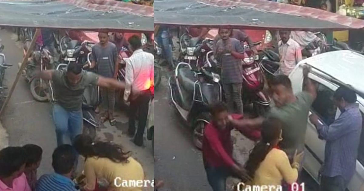 Video : रईसजादे की सरेराह गुंडागर्दी, कार के सामने आया बाइक सवार तो दौड़ा-दौड़ाकर पीटा