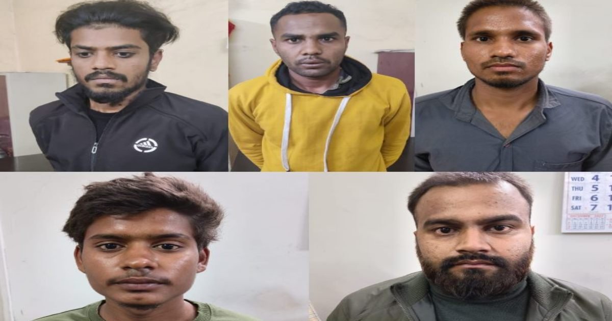 डबल मर्डर के पांच आरोपियों को पुलिस ने 24 घंटे के भीतर किया गिरफ्तार ...