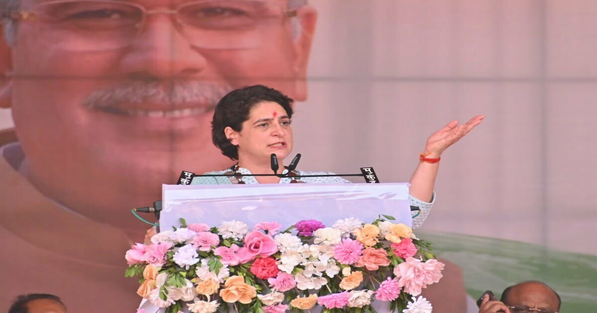 प्रियंका गांधी ‘भरोसे का सम्मेलन’ में बोली – बीजेपी ने सरकार पर निर्भर रहना और कांग्रेस ने आत्मनिर्भर बनाया