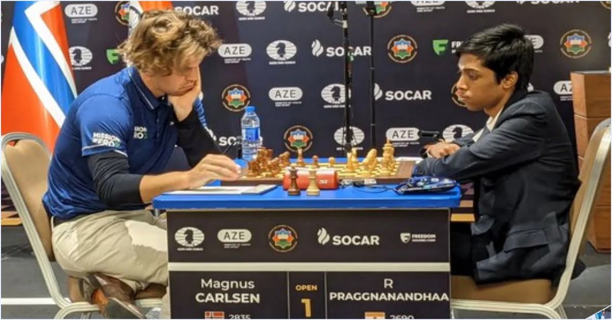 शतरंज वर्ल्ड कप: प्रज्ञानानंद और कार्ल्सन के बीच फाइनल की पहली बाजी ड्रॉ, आज खेला जाएगा दूसरा मुकाबल