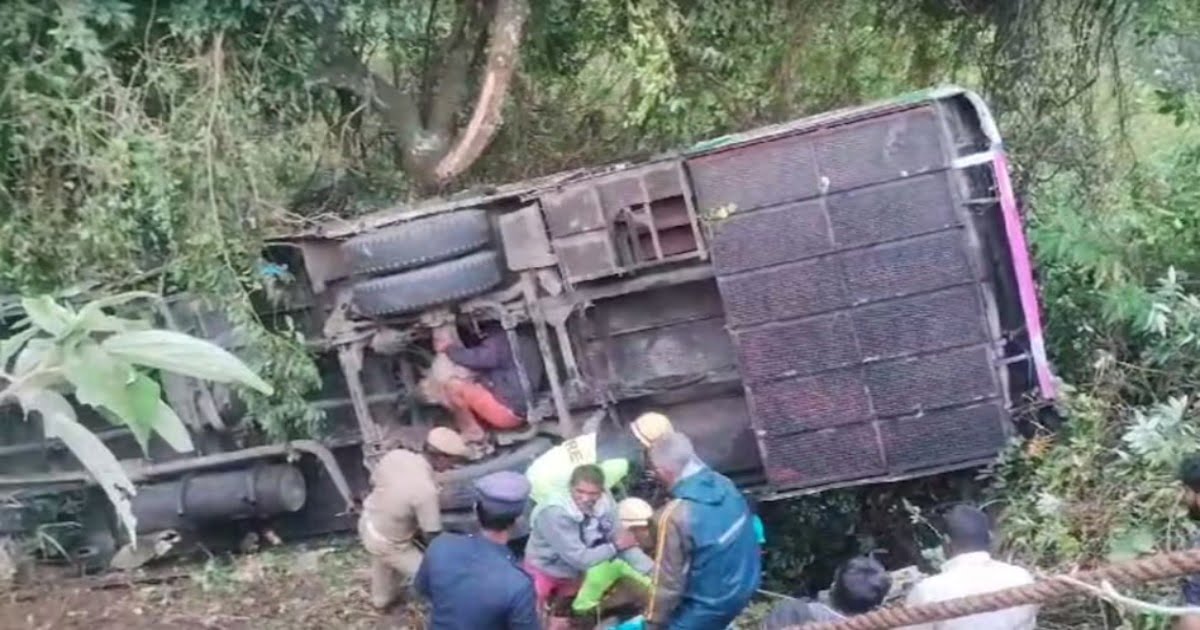 बड़ा हादसा: यात्रियों से भरी बस खाई में गिरी, 8 की मौत 35 घायल