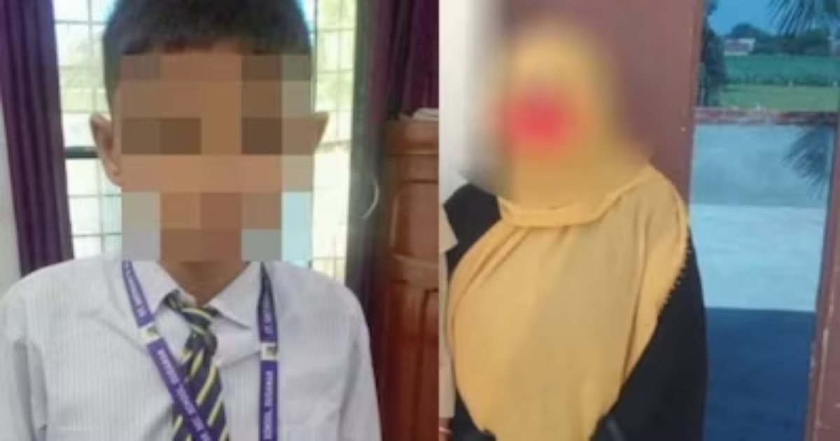 हिन्दू बच्चे को मुस्लिम छात्र से पिटवाया, टीचर गिरफ्तार