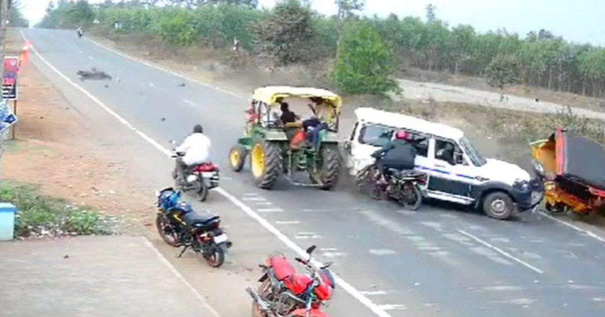 7 की मौत: तेज रफ्तार स्कॉर्पियो ने ऑटो और बाइक को मारी टक्कर, 7 की मौत, 8 की हालत गंभीर