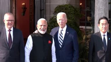 अमेरिकी राष्ट्रपति बाइडेन ने मोदी को गले लगाकर किया स्वागत, ऑस्ट्रेलियाई और जापान के प्रधानमंत्री के साथ क्वाड में हुए शामिल