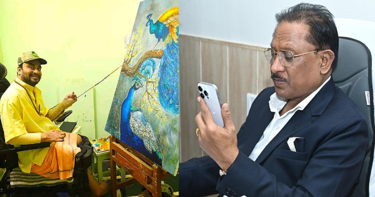 दिव्यांग चित्रकार बसंत साहू हेलन केलर अवॉर्ड से सम्मानित, CM साय ने फोन कर दी बधाई