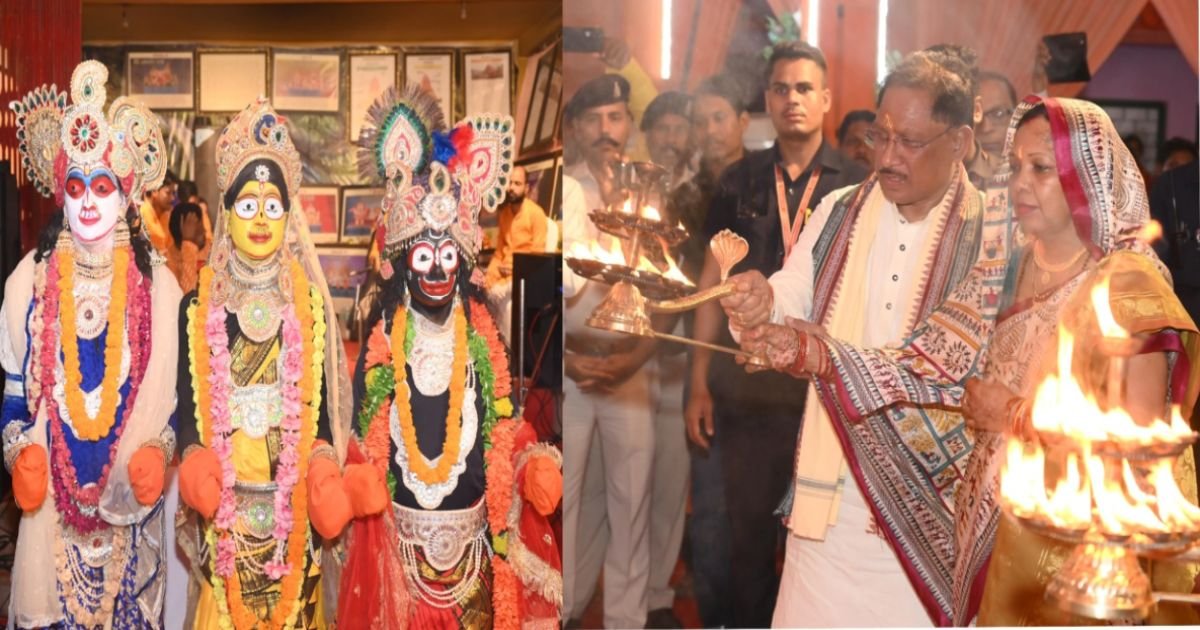 मुख्यमंत्री ग्राम दोकड़ा में भगवान जगन्नाथ मंदिर के प्राण प्रतिष्ठा कार्यक्रम में शामिल हुए, पूजा अर्चना कर प्रदेश की सुख समृद्धि और खुशहाली की कामना की