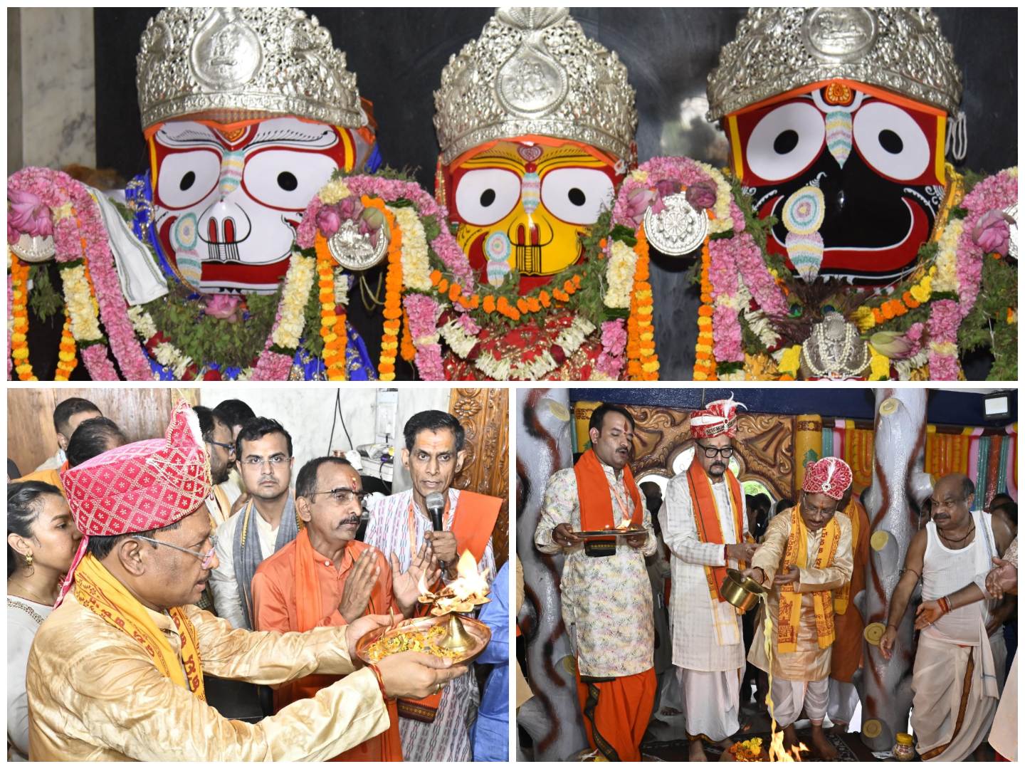रथयात्रा महोत्सव में शामिल हुए राज्यपाल रमेन डेका और CM साय, छेरापहरा की रस्म अदायगी कर मांगा प्रदेशवासियों के लिए आशीर्वाद