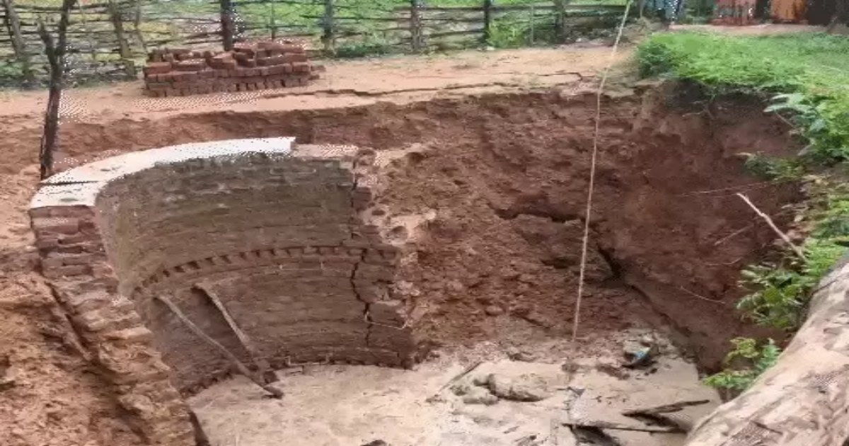 भारी बारिश से कुआं धंसा, एक ही परिवार के 3 लोग मलबे में दबे, रेस्क्यू ऑपरेशन जारी