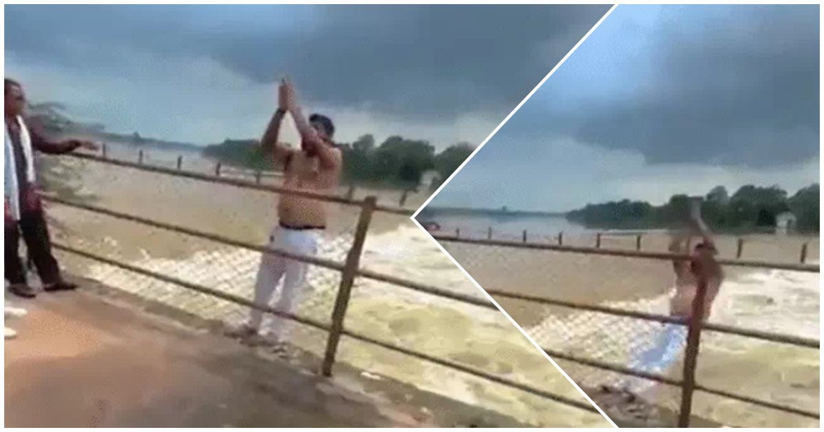 ‘हर-हर महादेव’… और नदी में युवक ने लगा दी छलांग, पीछे-पीछे कॉन्सटेबल और मछुआरे भी कूदे, आत्महत्या का Live Video आया सामने