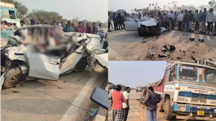 BREAKING : छत्तीसगढ़ में भीषण सड़क हादसा : 3 CRPF जवान समेत चार लोगों की दर्दनाक मौत, एक गंभीर