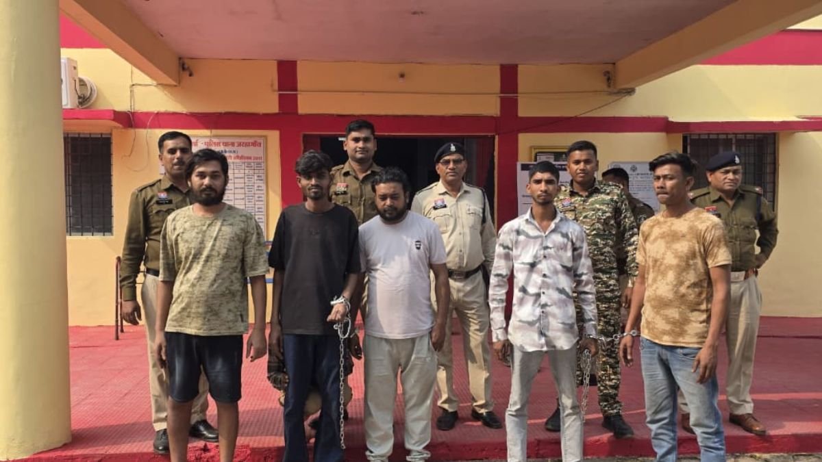CG : नशे के खिलाफ पुलिस की बड़ी कार्रवाई, 53.51 ग्राम ब्राउन शुगर के साथ 5 आरोपी गिरफ्तार