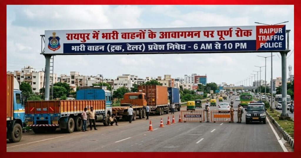 रायपुरवासी ध्यान दें! इन 19 मार्गों में वाहनों के आवागमन पर लगी रोक, जानिए कहीं आपका इलाका तो नहीं?