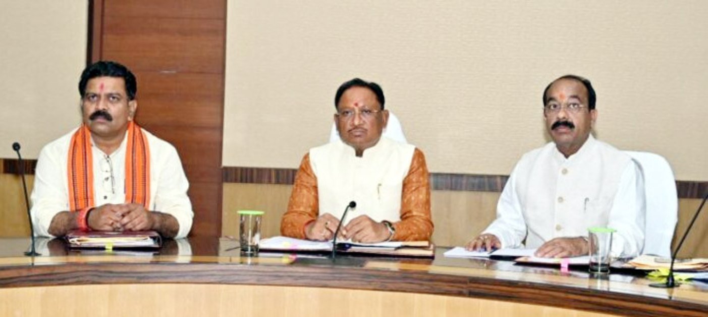 BREAKING : साय कैबिनेट की बैठक संपन्न, लिए गए कई बड़े फैसले