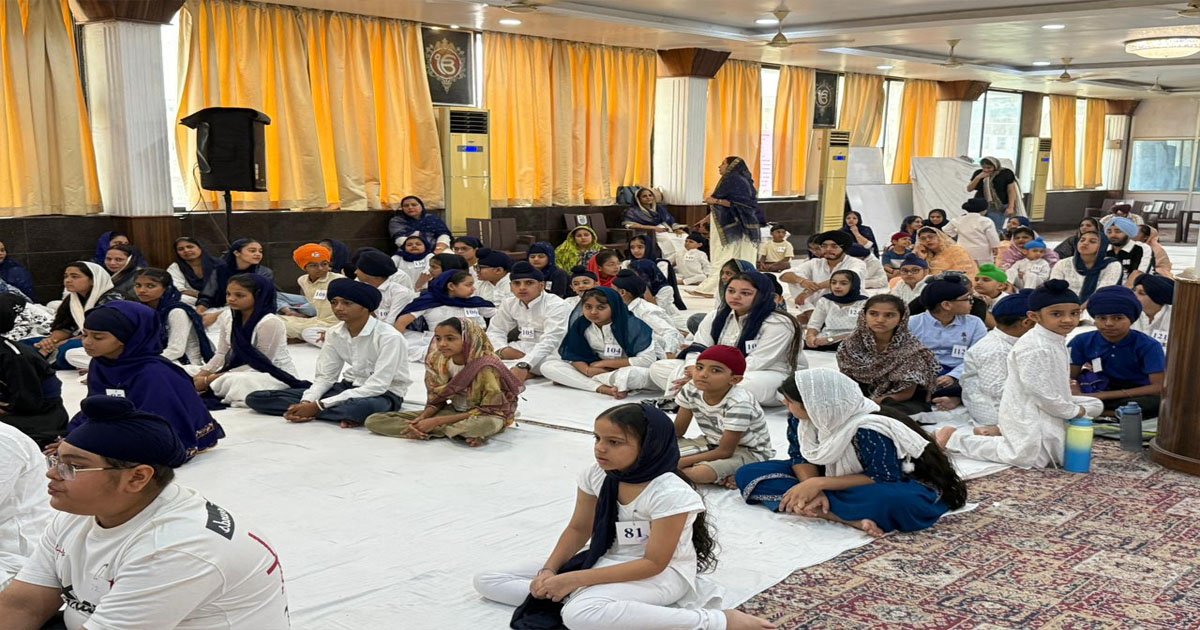गुरुसिंह सभा गुरुद्वारा द्वारा संचालित गुरुमत कैंप का समापन,246 बच्चों ने लिया हिस्सा