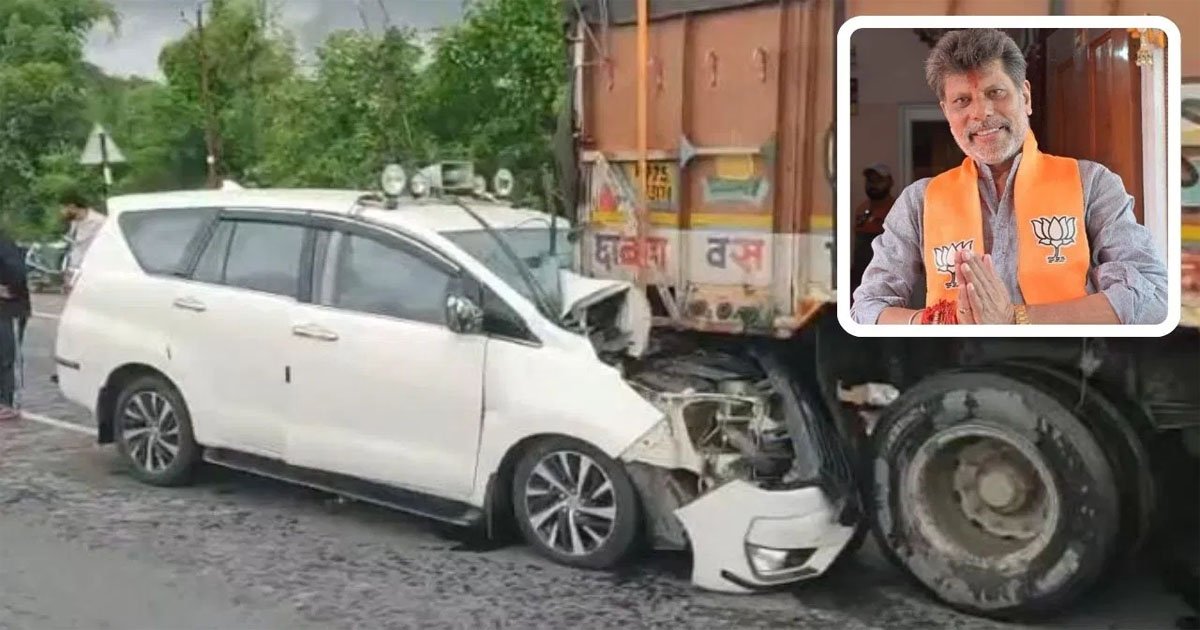 सड़क हादसे में छत्तीसगढ़ के BJP प्रदेश अध्यक्ष घायल,ट्रक से टकराई इनाेवा कार