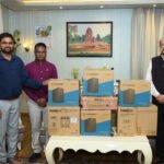 स्वेच्छानुदान मद से सुदूर वनांचल स्थित स्वामी आत्मानंद स्कूल, मांझीगुडा को 10 कंप्यूटर प्रदत्त