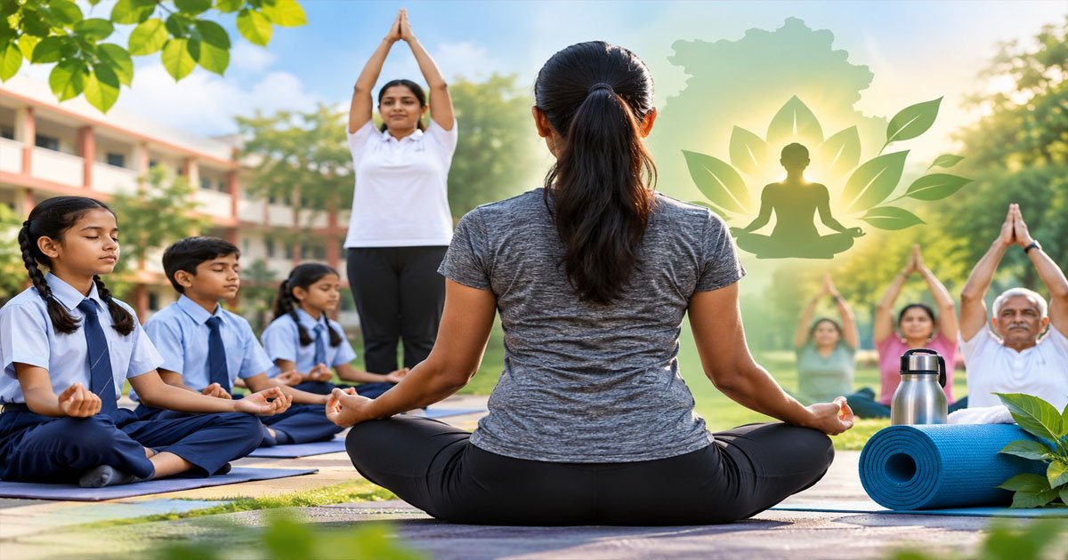 छत्तीसगढ़ में स्कूलों से वेलनेस सेंटर तक पहुंचेगा योग, 1800 प्रशिक्षकों की तैयारी