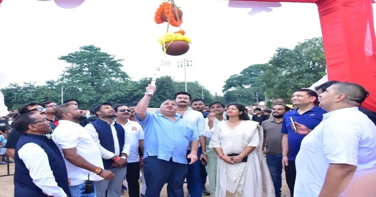 पर्यटन एवं संस्कृति मंत्री राजेश अग्रवाल दही हांडी उत्सव में हुए सम्मिलित