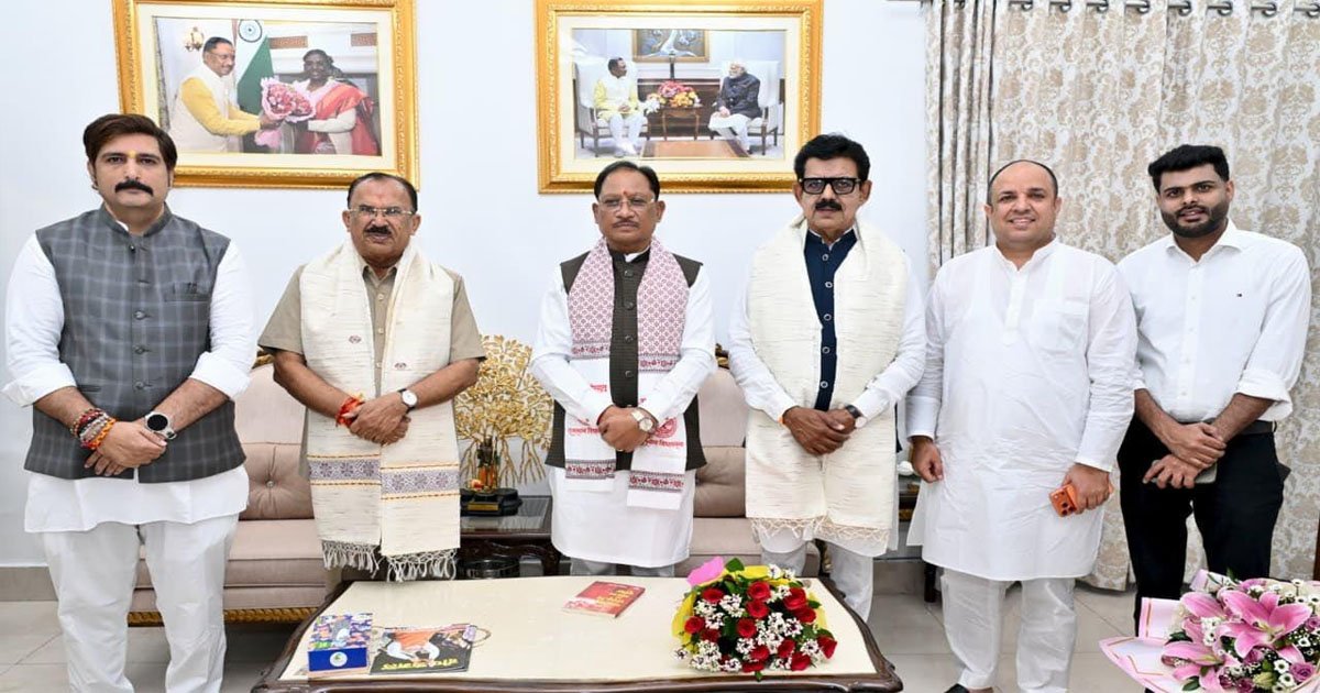 मुख्यमंत्री साय से राजस्थान विस अध्यक्ष देवनानी ने की सौजन्य भेंट